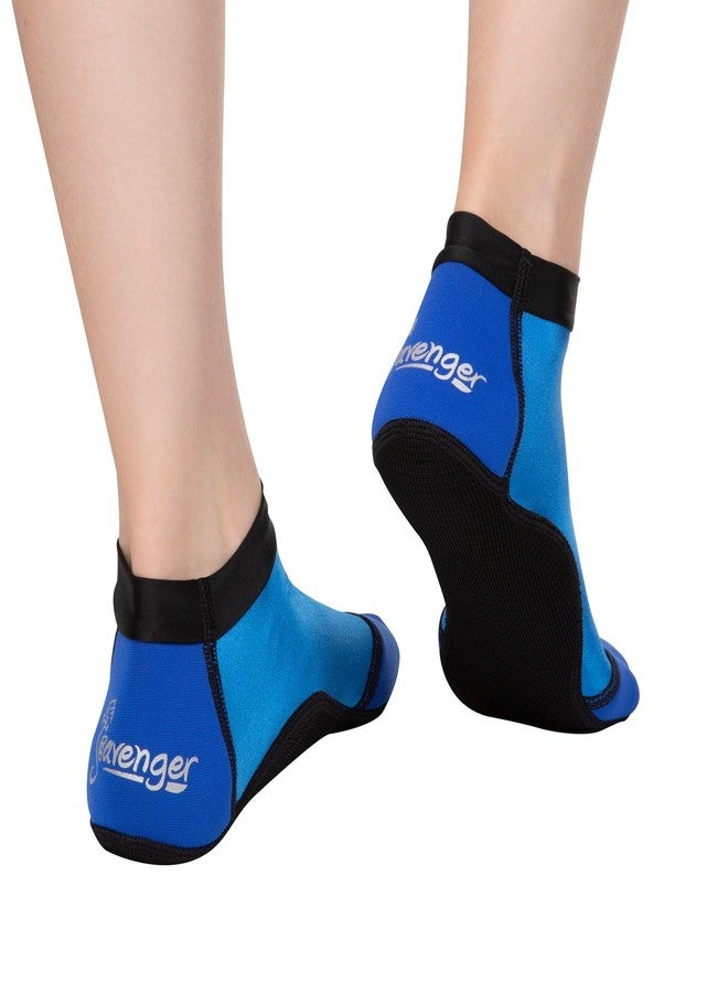 Seavenger SeaSnugs | Low Beach Socks for Sand Volleyball, Soccer, Snorkeling & Watersports (Blue, Large) - Image 4
